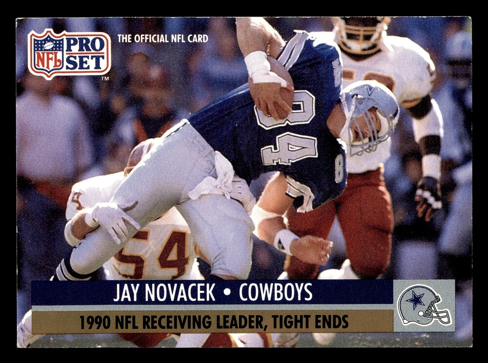 1991 Pro Set #12 Jay Novacek Football Card Cowboys NFL